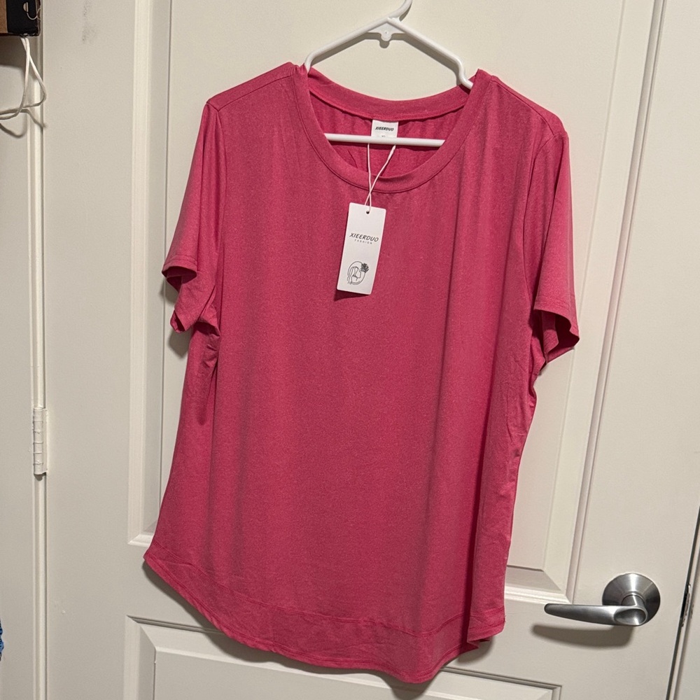 Stylish Pink Short Sleeve Top by A New Day